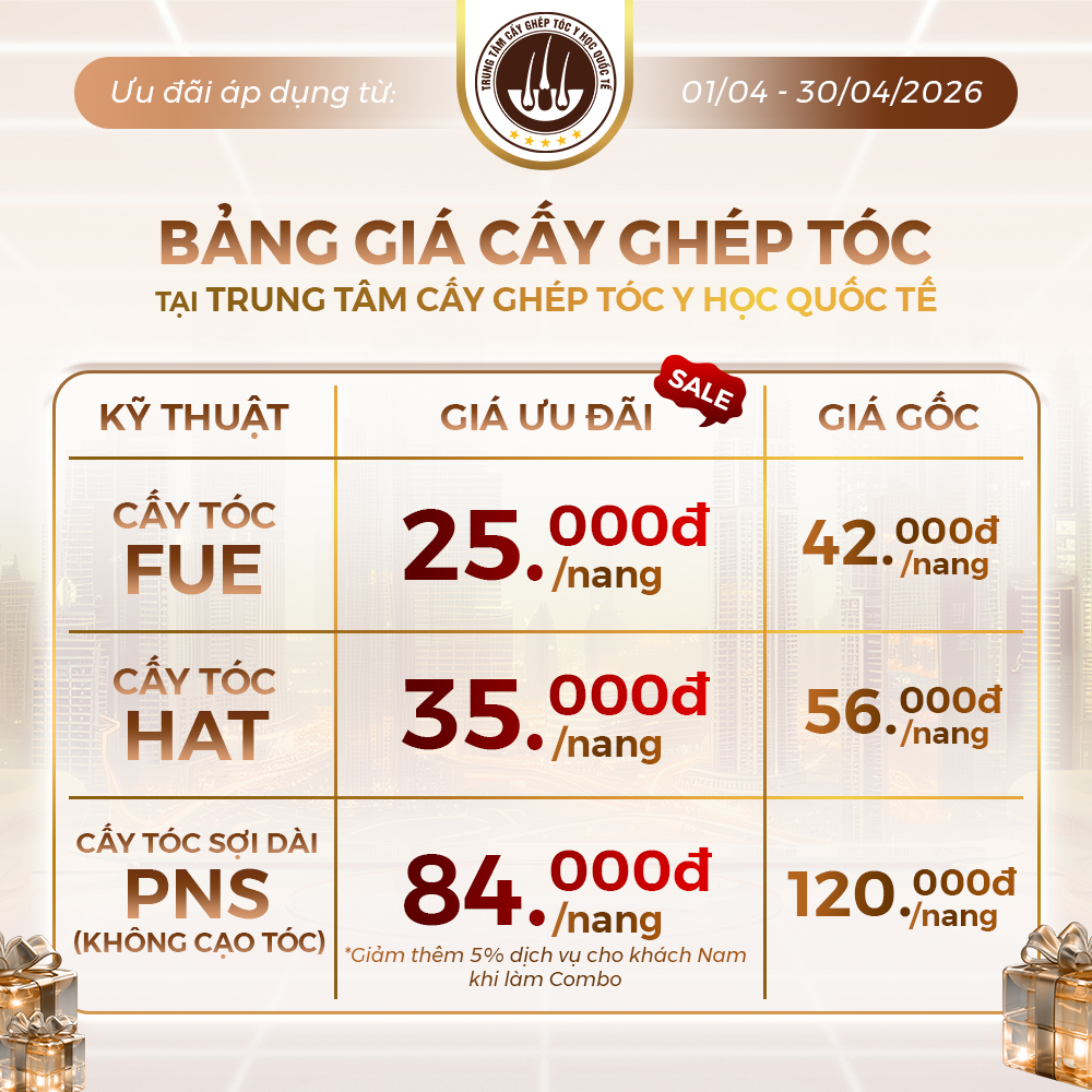 Bảng Giá Cấy Tóc